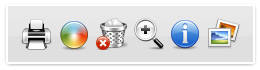 Mac and PC icons Graphic Design